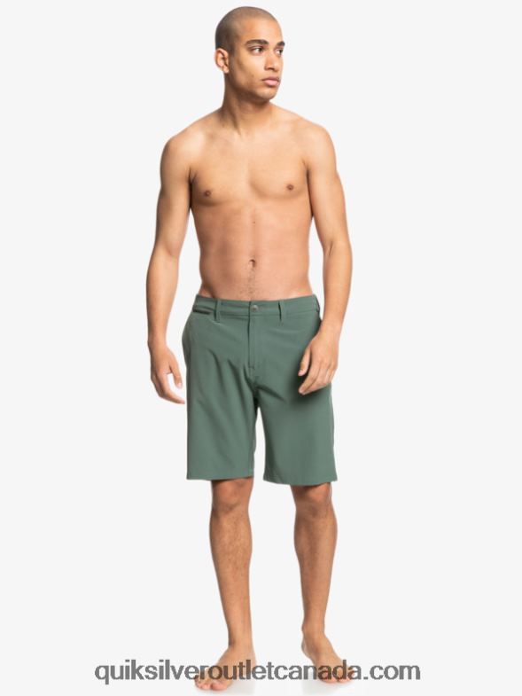 CA Quiksilver Men Union Amphibian 20 Hybrid Shorts thyme TX4R21321