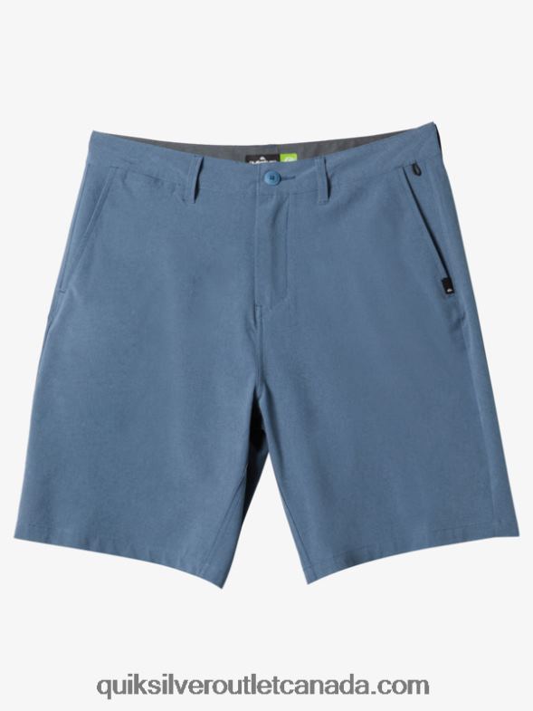 CA Quiksilver Men Union Heather 20 Amphibian Boardshorts bering sea TX4R270
