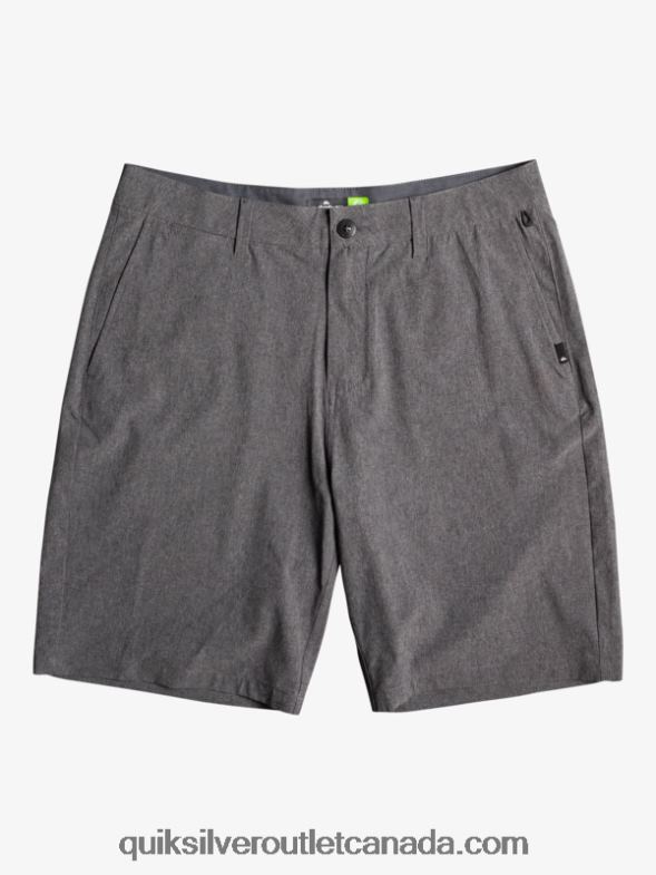 CA Quiksilver Men Union Heather 20 Amphibian Boardshorts black TX4R265