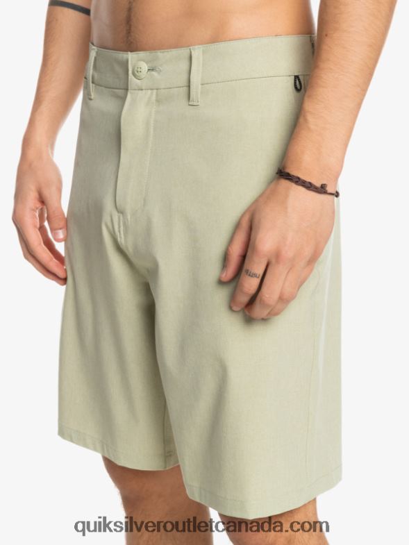 CA Quiksilver Men Union Heather 20 Amphibian Boardshorts desert sage TX4R273