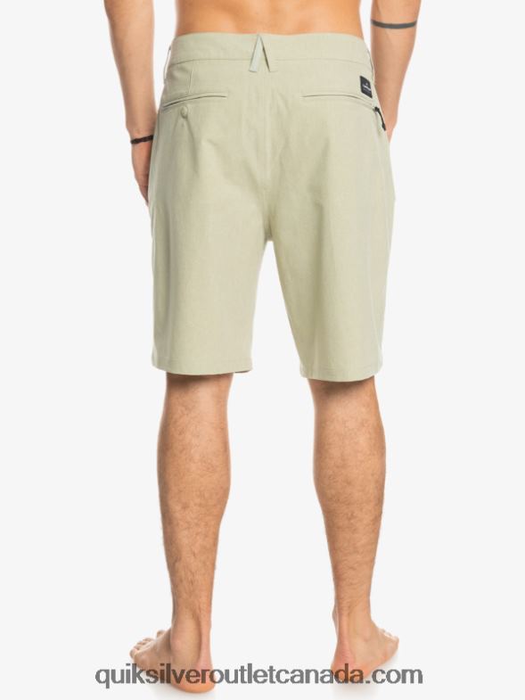 CA Quiksilver Men Union Heather 20 Amphibian Boardshorts desert sage TX4R273