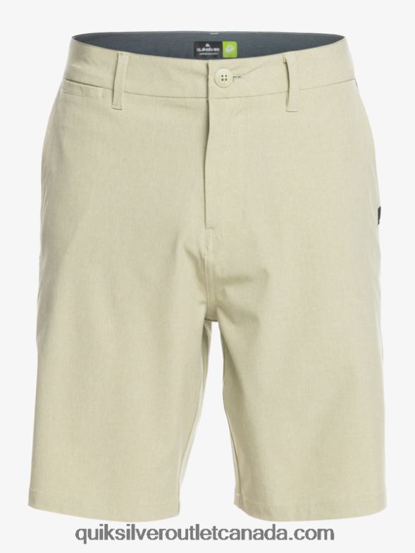 CA Quiksilver Men Union Heather 20 Amphibian Boardshorts desert sage TX4R273