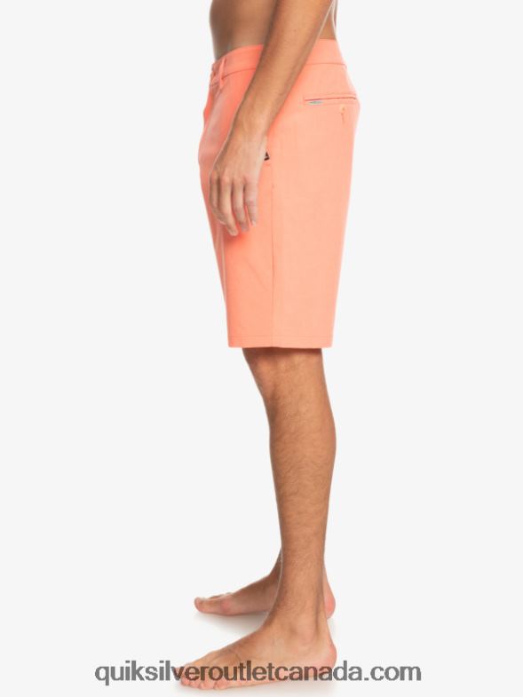 CA Quiksilver Men Union Heather 20 Amphibian Boardshorts fresh salmon TX4R271