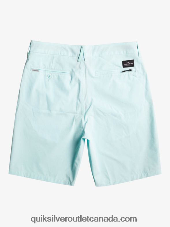 CA Quiksilver Men Union Heather 20 Amphibian Boardshorts iced aqua TX4R274