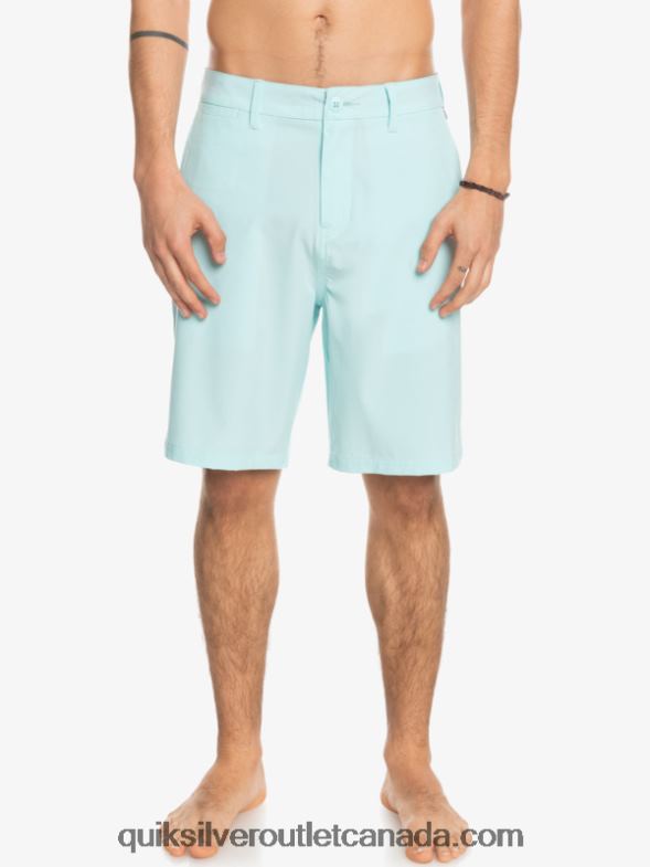 CA Quiksilver Men Union Heather 20 Amphibian Boardshorts iced aqua TX4R274