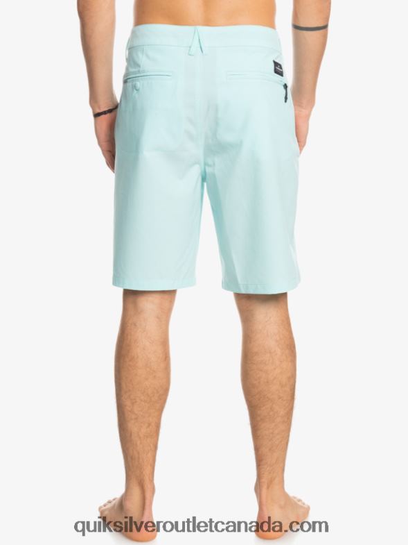 CA Quiksilver Men Union Heather 20 Amphibian Boardshorts iced aqua TX4R274