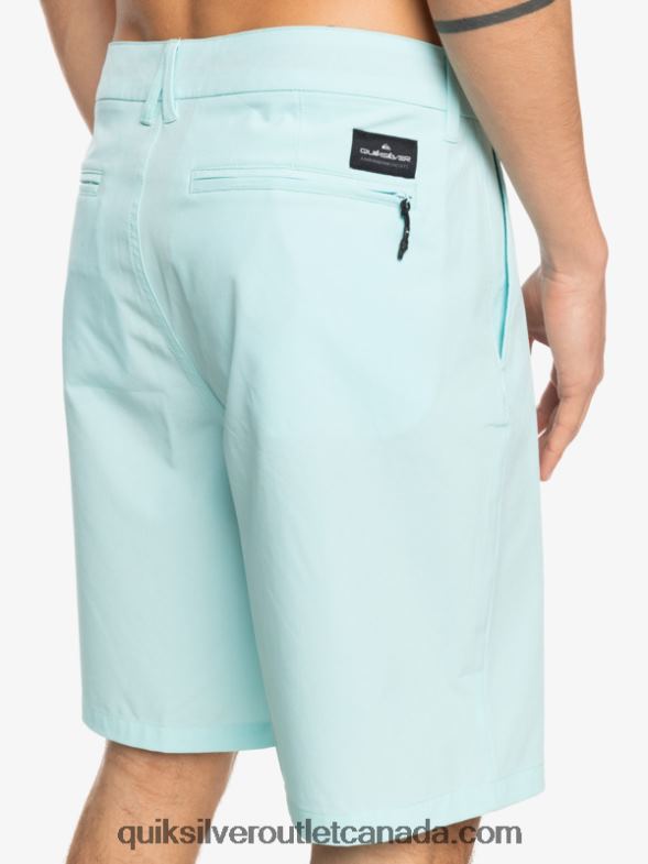 CA Quiksilver Men Union Heather 20 Amphibian Boardshorts iced aqua TX4R274