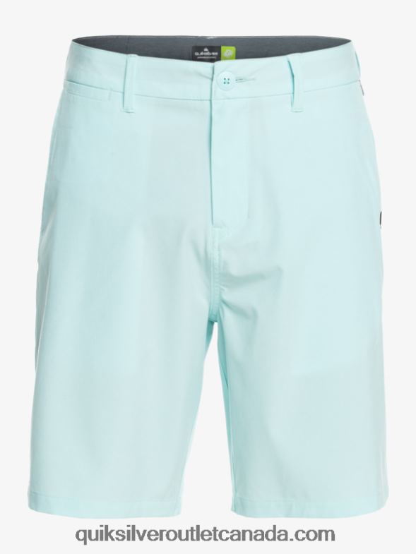 CA Quiksilver Men Union Heather 20 Amphibian Boardshorts iced aqua TX4R274