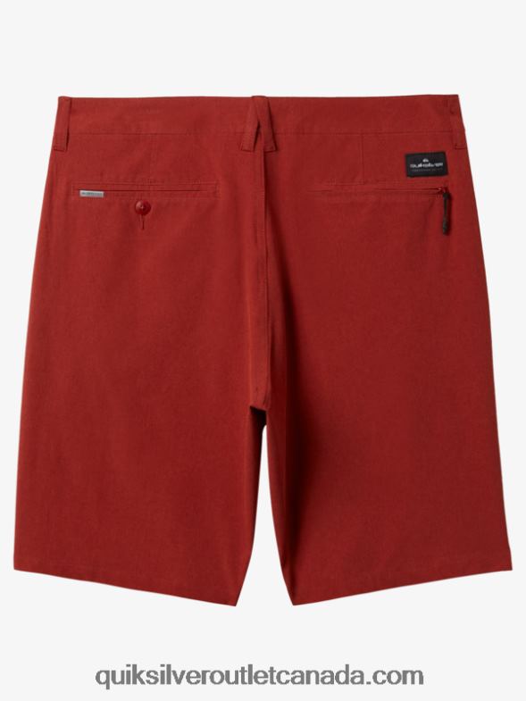 CA Quiksilver Men Union Heather 20 Amphibian Boardshorts red ochre TX4R267