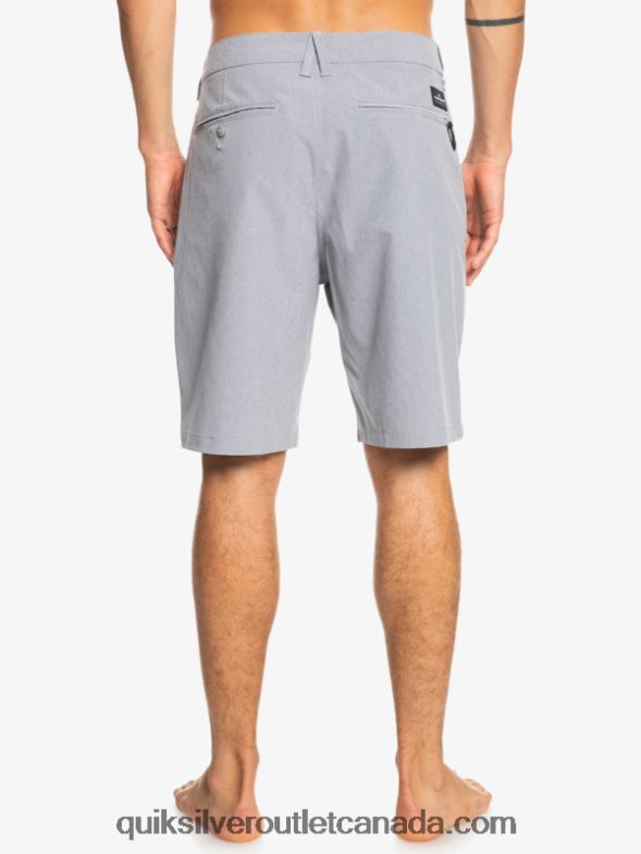 CA Quiksilver Men Union Heather 20 Amphibian Boardshorts sleet TX4R264