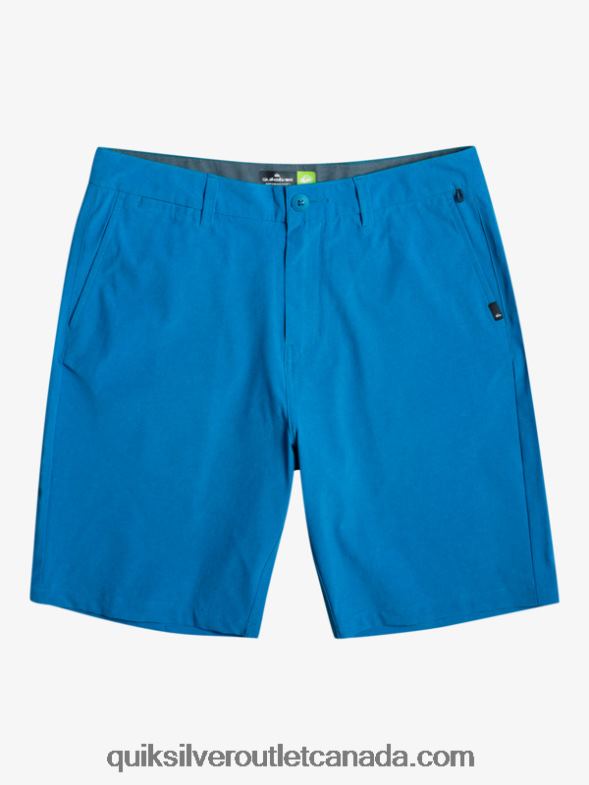 CA Quiksilver Men Union Heather 20 Amphibian Boardshorts snorkel blue TX4R272