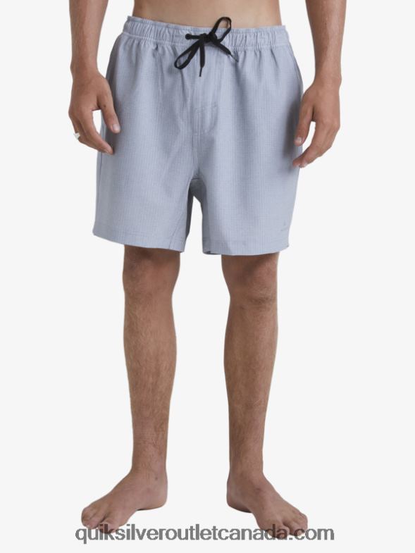 CA Quiksilver Men Waterman After Surf Stretch 20 Amphibian Boardshorts light grey heather TX4R2955
