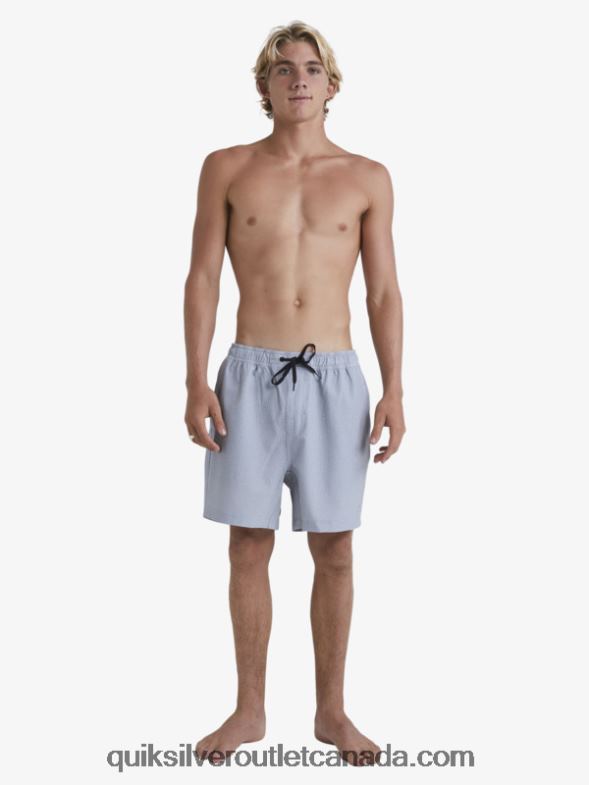 CA Quiksilver Men Waterman After Surf Stretch 20 Amphibian Boardshorts light grey heather TX4R2955
