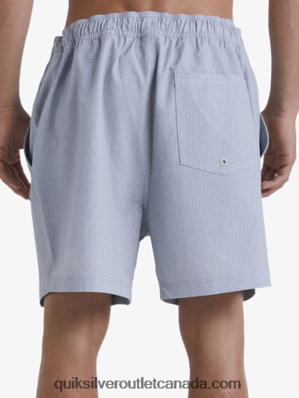CA Quiksilver Men Waterman After Surf Stretch 20 Amphibian Boardshorts light grey heather TX4R2955