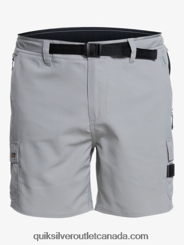 CA Quiksilver Men Waterman Azimuth Amphibian 18 Shorts steeple grey TX4R2789