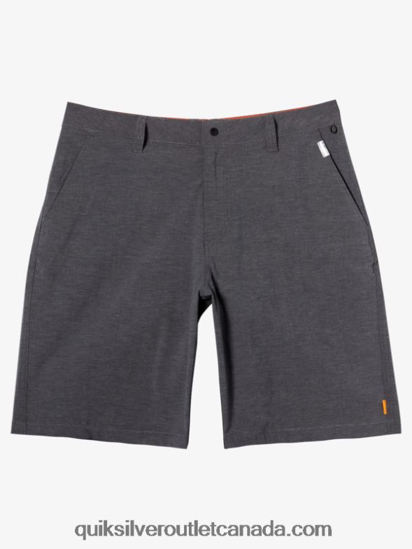 CA Quiksilver Men Waterman Backwater 20 Amphibian Boardshorts black TX4R2774