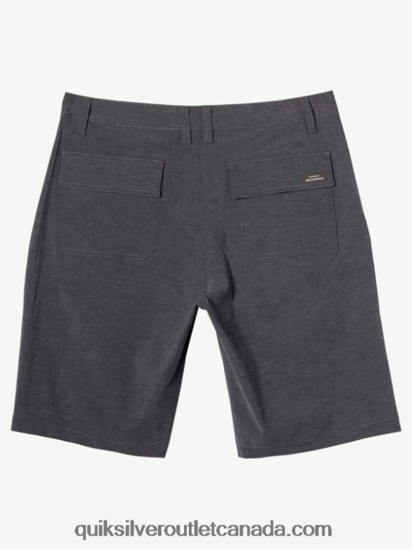 CA Quiksilver Men Waterman Backwater 20 Amphibian Boardshorts black TX4R2774