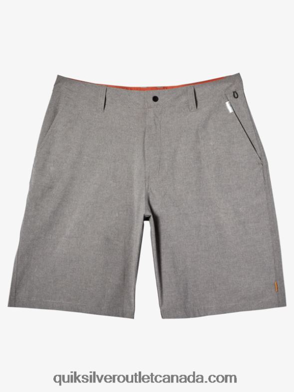 CA Quiksilver Men Waterman Backwater 20 Amphibian Boardshorts sharkskin TX4R2776