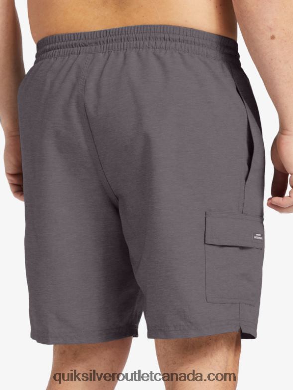 CA Quiksilver Men Waterman Balance 18 Volleys dark grey heather TX4R2910