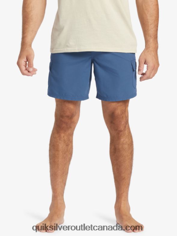 CA Quiksilver Men Waterman Balance 18 Volleys ensign blue heather TX4R2911
