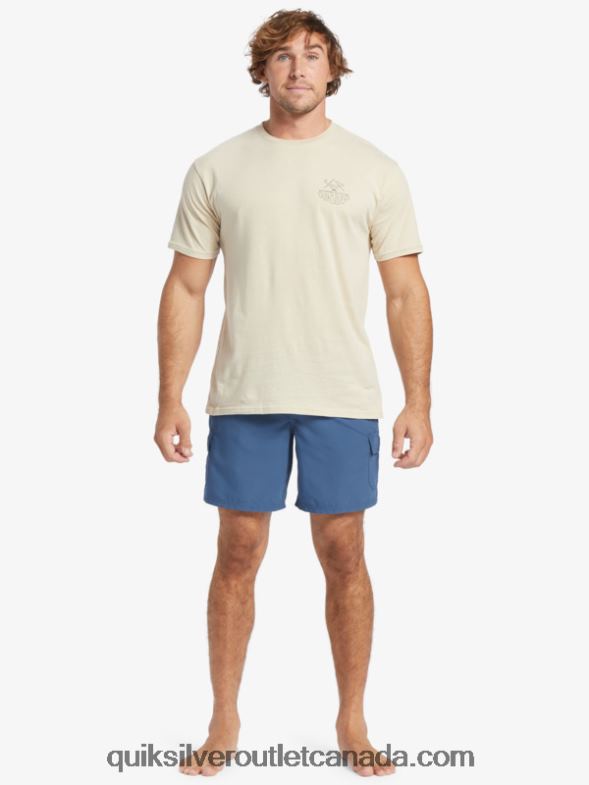 CA Quiksilver Men Waterman Balance 18 Volleys ensign blue heather TX4R2911