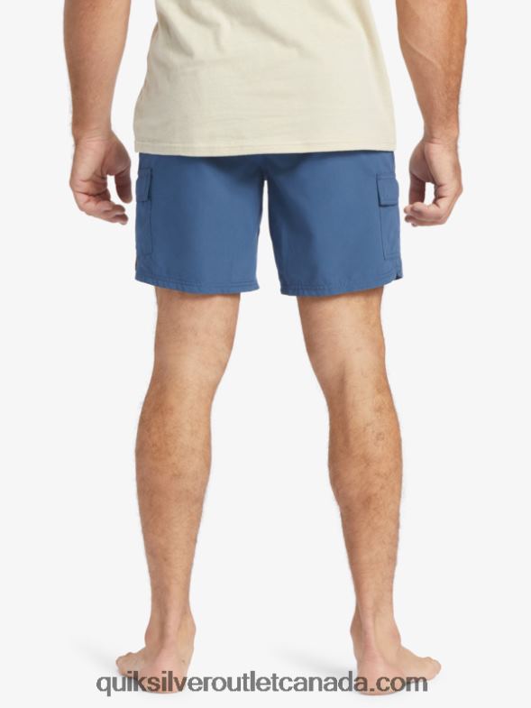 CA Quiksilver Men Waterman Balance 18 Volleys ensign blue heather TX4R2911