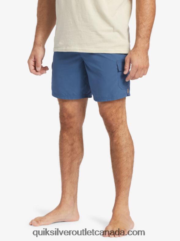 CA Quiksilver Men Waterman Balance 18 Volleys ensign blue heather TX4R2911