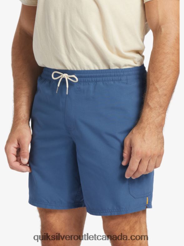 CA Quiksilver Men Waterman Balance 18 Volleys ensign blue heather TX4R2911