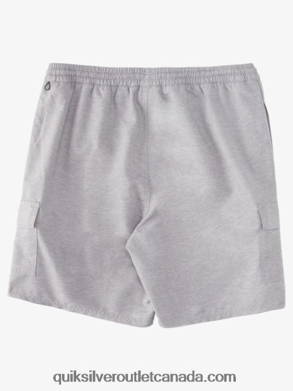 CA Quiksilver Men Waterman Balance 18 Volleys heather grey TX4R2909