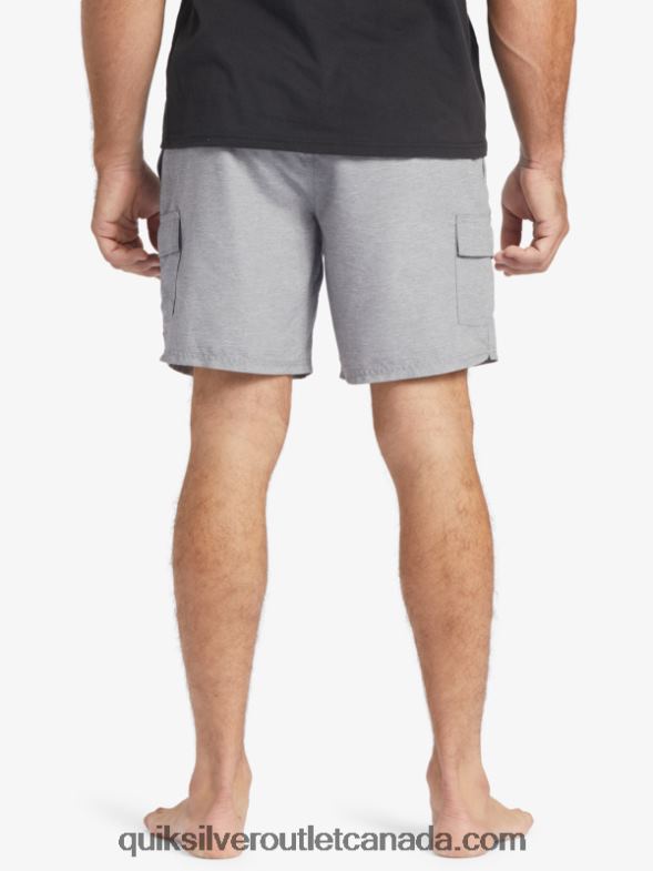 CA Quiksilver Men Waterman Balance 18 Volleys heather grey TX4R2909