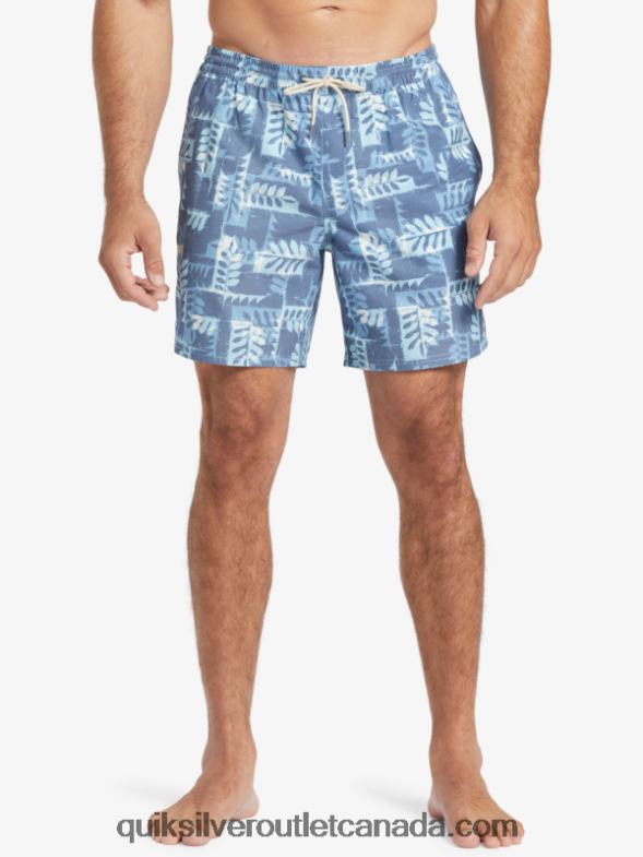 CA Quiksilver Men Waterman Canoes Reef 17 Volleys ensign blue canoe TX4R2547
