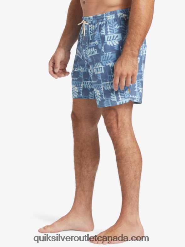 CA Quiksilver Men Waterman Canoes Reef 17 Volleys ensign blue canoe TX4R2547