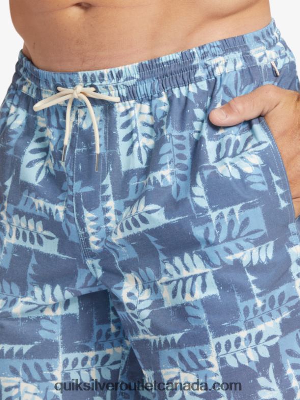 CA Quiksilver Men Waterman Canoes Reef 17 Volleys ensign blue canoe TX4R2547