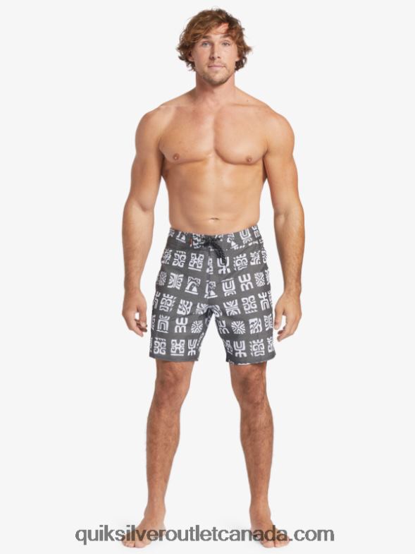 CA Quiksilver Men Waterman Channel Paddle 20 Boardshorts black channel paddle bs TX4R2640