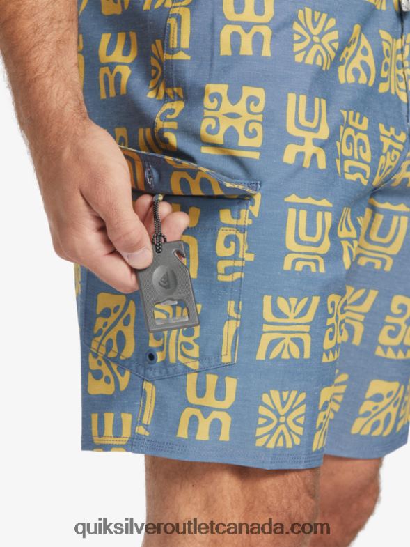 CA Quiksilver Men Waterman Channel Paddle 20 Boardshorts ensign blue channel paddle bs TX4R2639