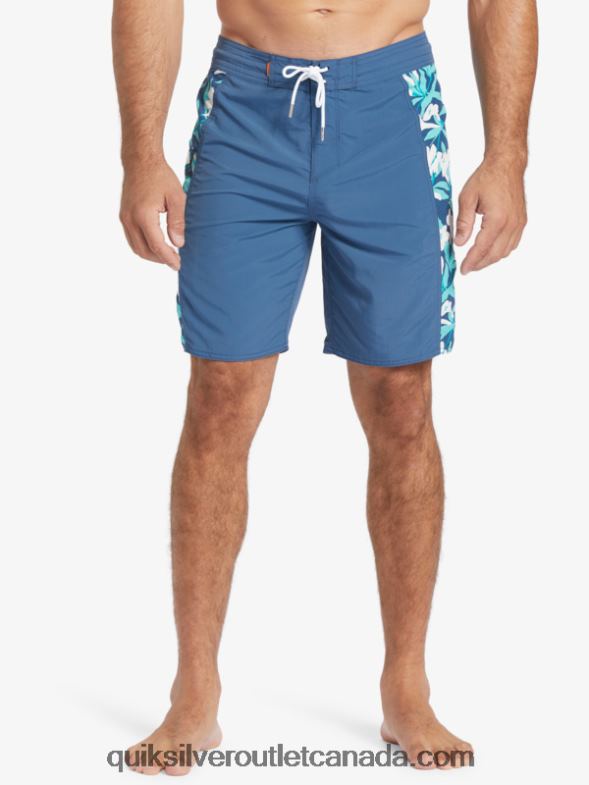 CA Quiksilver Men Waterman Cliffside Solid 19 Boardshorts ensign blue TX4R2416