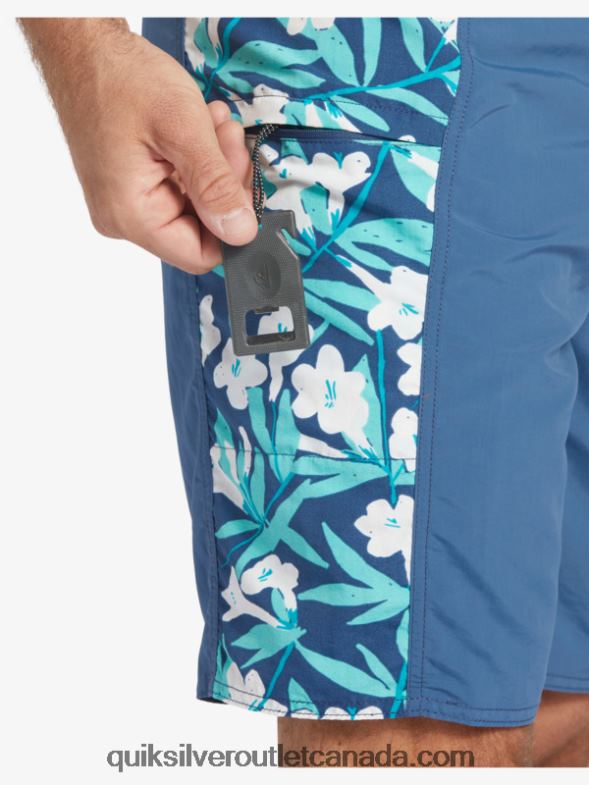CA Quiksilver Men Waterman Cliffside Solid 19 Boardshorts ensign blue TX4R2416