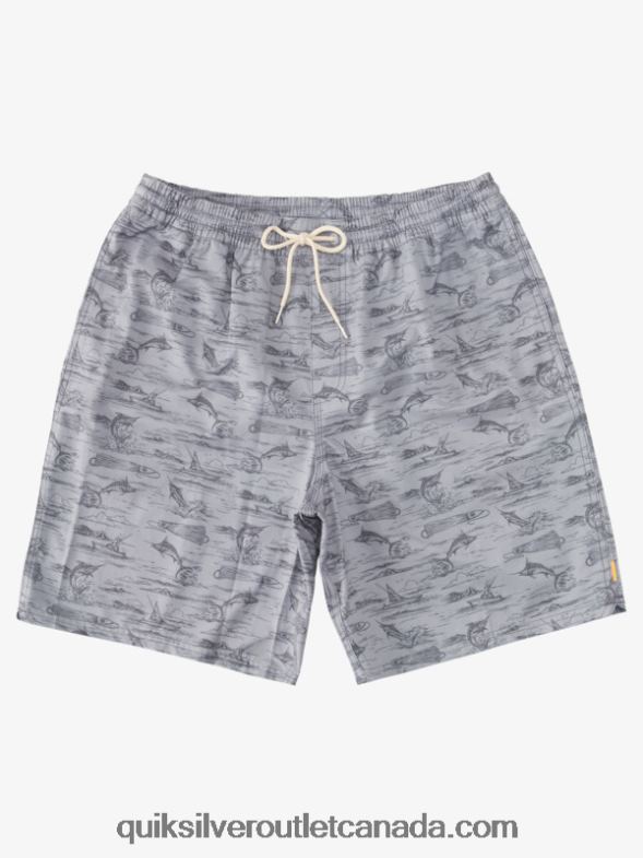 CA Quiksilver Men Waterman Marlin Jig 17 Volleys sharkskin marlin vy TX4R2989