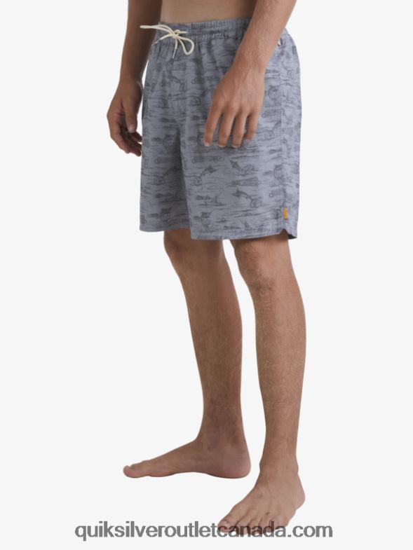 CA Quiksilver Men Waterman Marlin Jig 17 Volleys sharkskin marlin vy TX4R2989