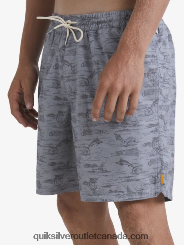 CA Quiksilver Men Waterman Marlin Jig 17 Volleys sharkskin marlin vy TX4R2989