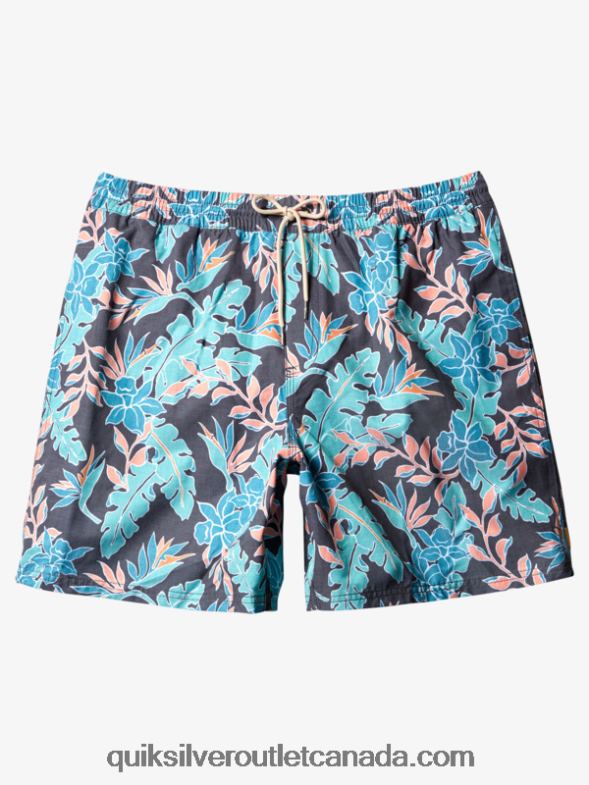 CA Quiksilver Men Waterman Perfect Feel 17 Volleys black perfect week TX4R2409