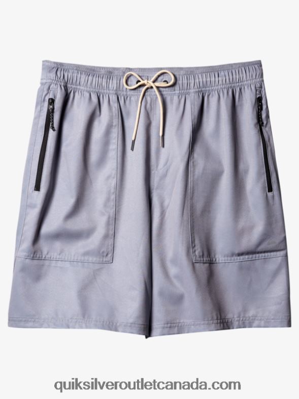 CA Quiksilver Men Waterman Scout Zipper Amphibian 20 Boardshorts sharkskin TX4R21326
