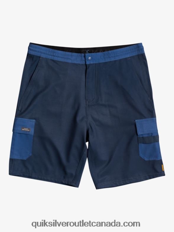 CA Quiksilver Men Waterman Seafaring Amphibian 20 Hybrid Shorts midnight navy TX4R21851