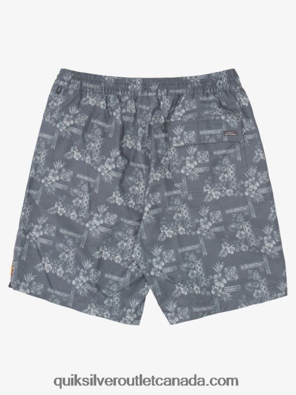 CA Quiksilver Men Waterman Stone Steps 19 Volley black stonesteps vol TX4R21366