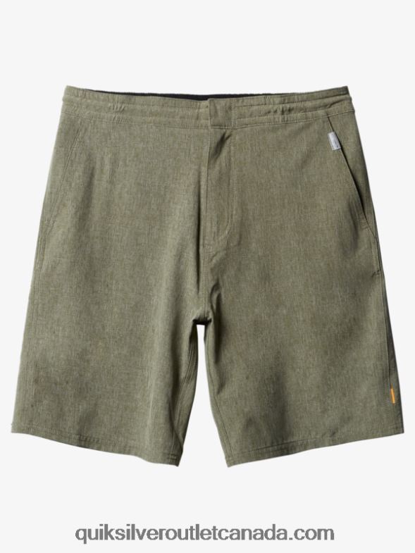 CA Quiksilver Men Waterman Suva 20 Amphibian Boardshorts four leaf clover heather TX4R2783