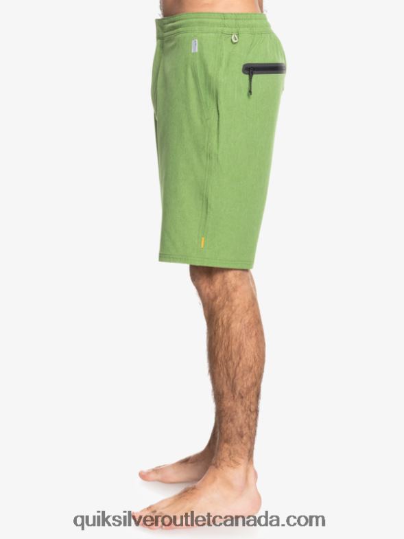 CA Quiksilver Men Waterman Suva 20 Amphibian Boardshorts four leaf clover heather TX4R2783
