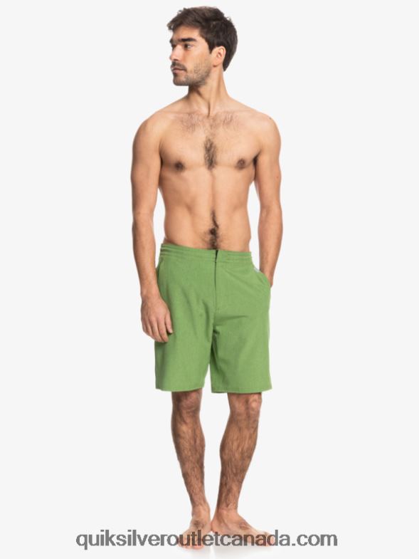 CA Quiksilver Men Waterman Suva 20 Amphibian Boardshorts four leaf clover heather TX4R2783