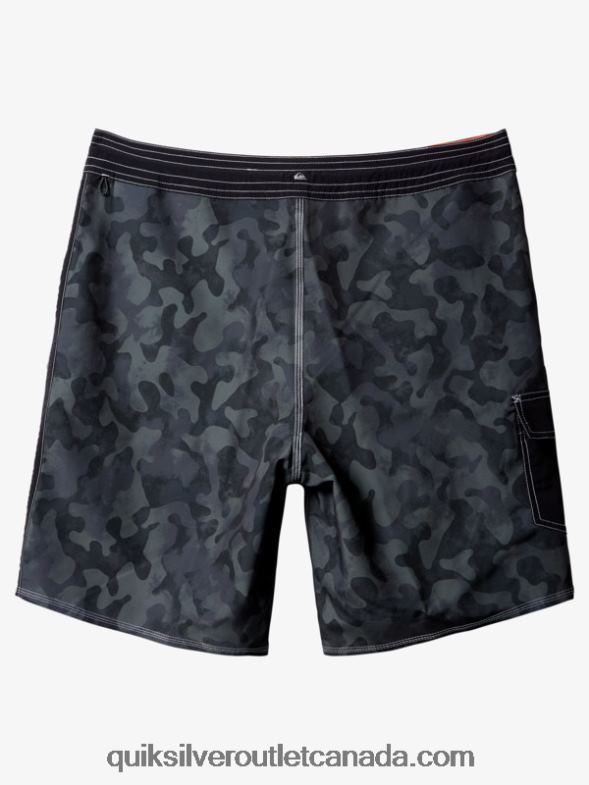 CA Quiksilver Men Waterman Throwback Camo 19 Boardshorts black throwback fade TX4R2535