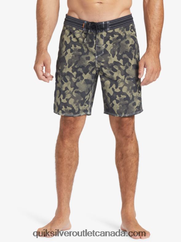 CA Quiksilver Men Waterman Throwback Camo 19 Boardshorts black throwback fade TX4R2535