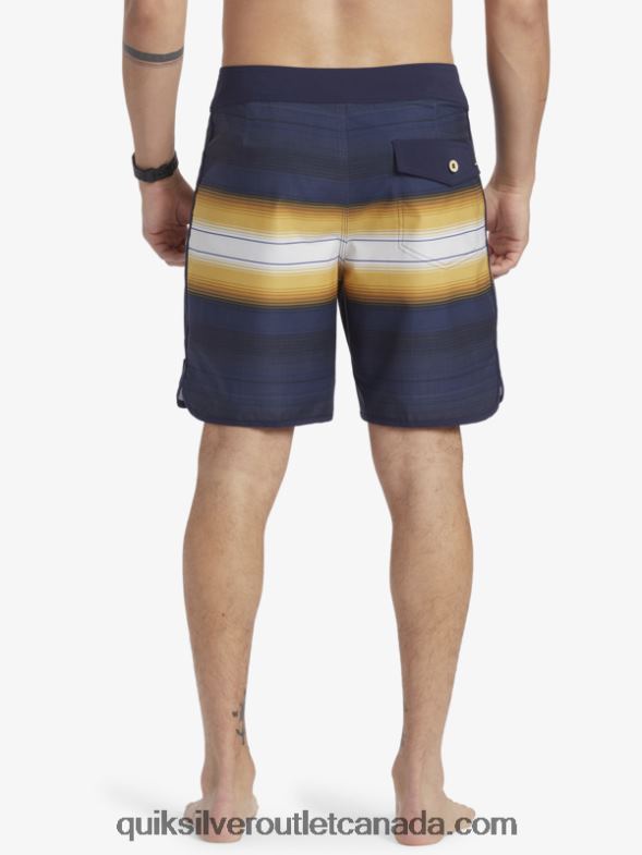 CA Quiksilver x Pacifico Men Surfsilk 18 Boardshorts navy blazer TX4R213